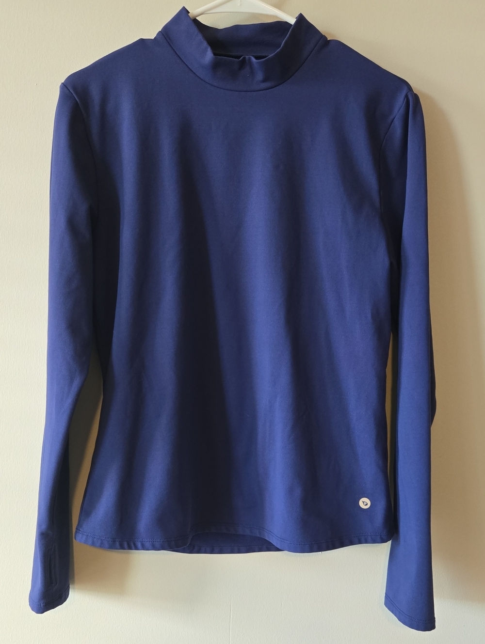 Baleaf Thermal Mock Neck Top In Navy